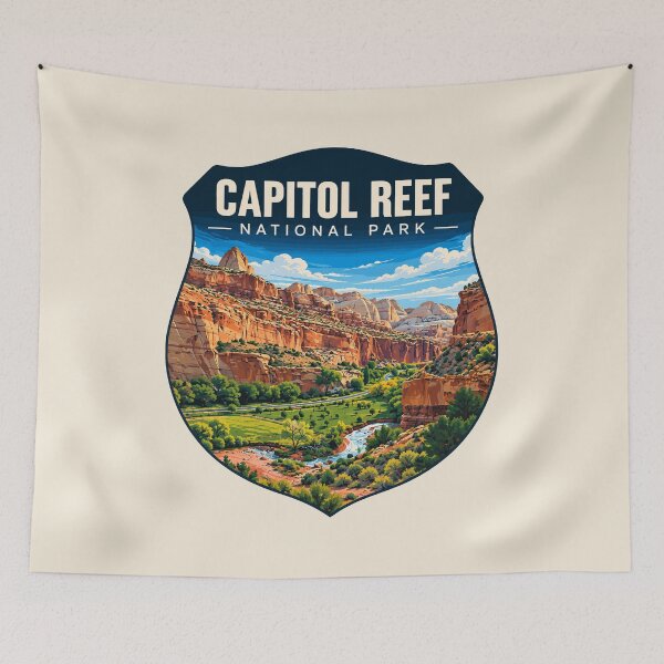 Item preview, Capitol Reef National Park Utah Sticker designed and sold by Gideon Emmerich.