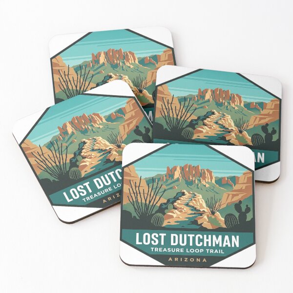 Item preview, Treasure Loop Trail Lost Dutchman State Park Ridge Sticker designed and sold by DetourDgn.