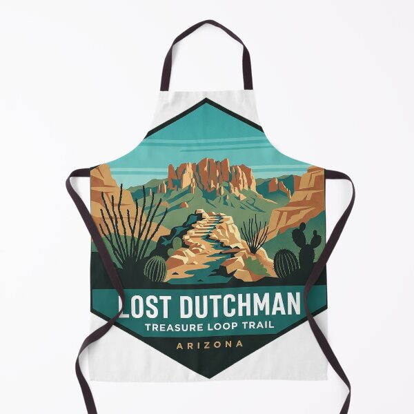 Item preview, Treasure Loop Trail Lost Dutchman State Park Ridge Sticker designed and sold by DetourDgn.