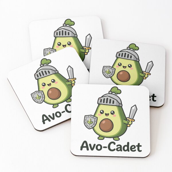 Item preview, Avo-Cadet Funny Avocado Illustration | Foodie Pun Gift designed and sold by moonlit.ink.shop.