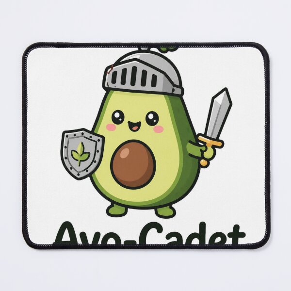 Item preview, Avo-Cadet Funny Avocado Illustration | Foodie Pun Gift designed and sold by moonlit.ink.shop.