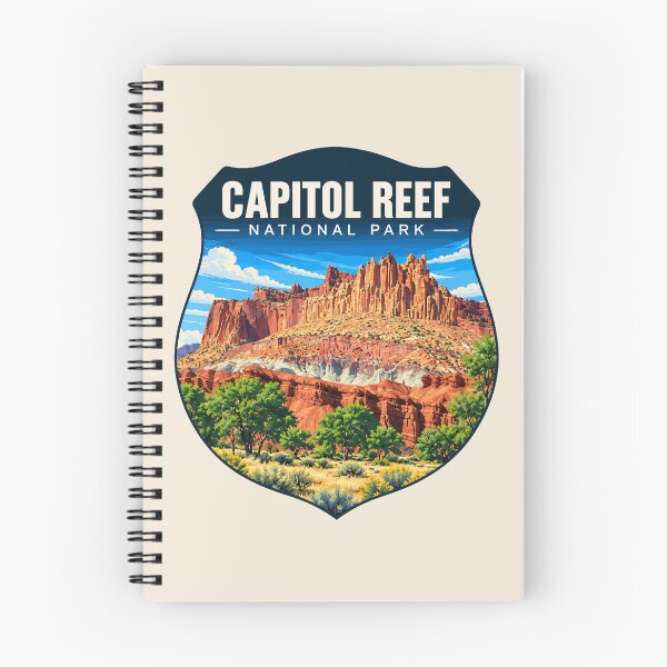 Item preview, Capitol Reef National Park Utah Sticker designed and sold by Gideon Emmerich.