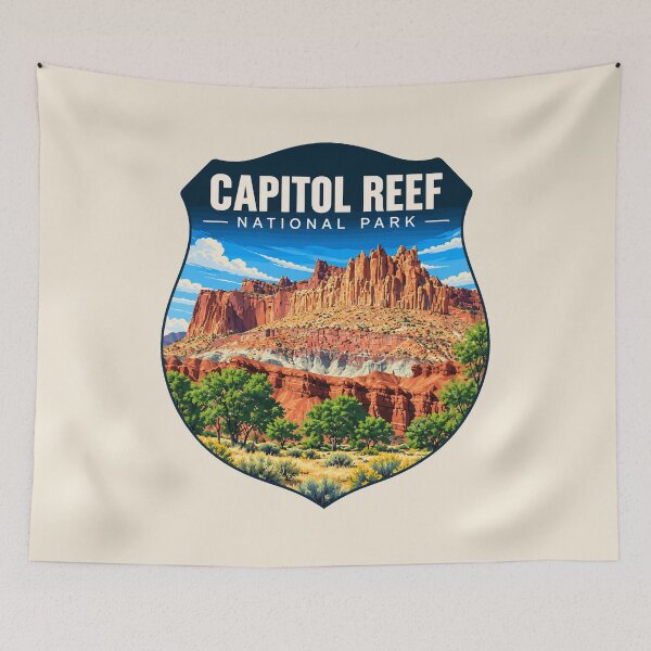 Item preview, Capitol Reef National Park Utah Sticker designed and sold by Gideon Emmerich.