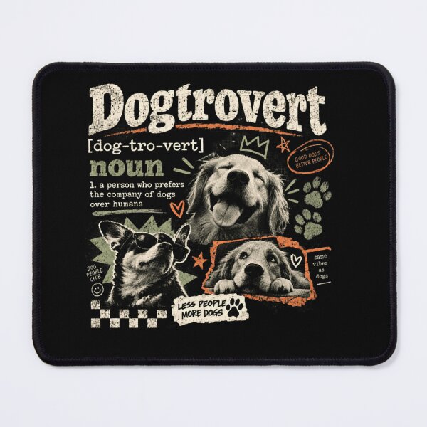 Item preview, Dogtrovert Dog Lover Introvert Dog Owner Pet Parent Gift designed and sold by RetroMini2026.