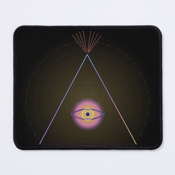 Item preview, All-Seeing Eye Pyramid - Sacred Geometry Occult Design designed and sold by AvalonMoss.