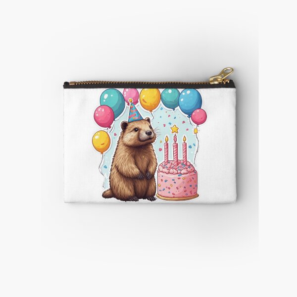 Item preview, Cute Groundhog Birthday Sticker designed and sold by Shivamartwark.