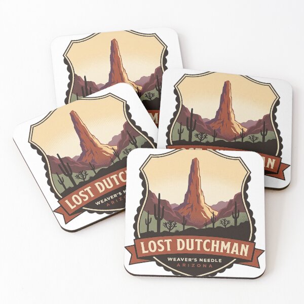 Item preview, Weaver's Needle Lost Dutchman State Park Crest Sticker designed and sold by DetourDgn.