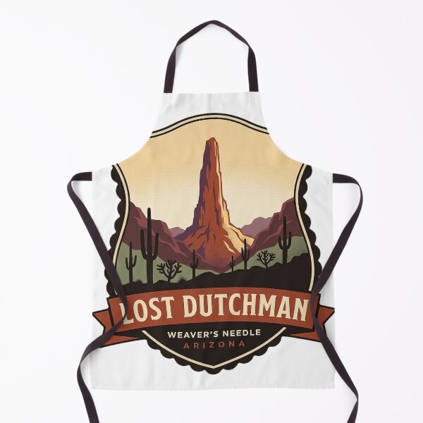 Item preview, Weaver's Needle Lost Dutchman State Park Crest Sticker designed and sold by DetourDgn.