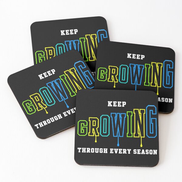 Item preview, Keep Growing Through Every Season Inspirational Quote designed and sold by the-dovlat.