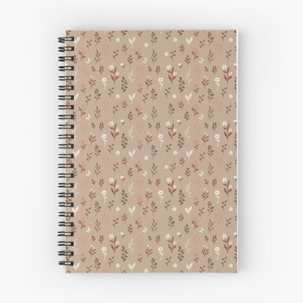 Item preview, Small Retro Wildflowers in Shades of Brown and Terracotta designed and sold by Pattique.