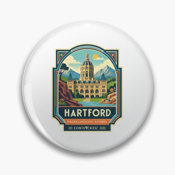 Item preview, Hartford Pnobelunkinc Sionrc Conteyckieu Connecticut City State Travel Landmark designed and sold by Star3NowForMe.