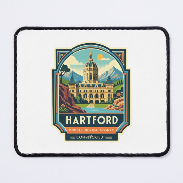 Item preview, Hartford Pnobelunkinc Sionrc Conteyckieu Connecticut City State Travel Landmark designed and sold by Star3NowForMe.