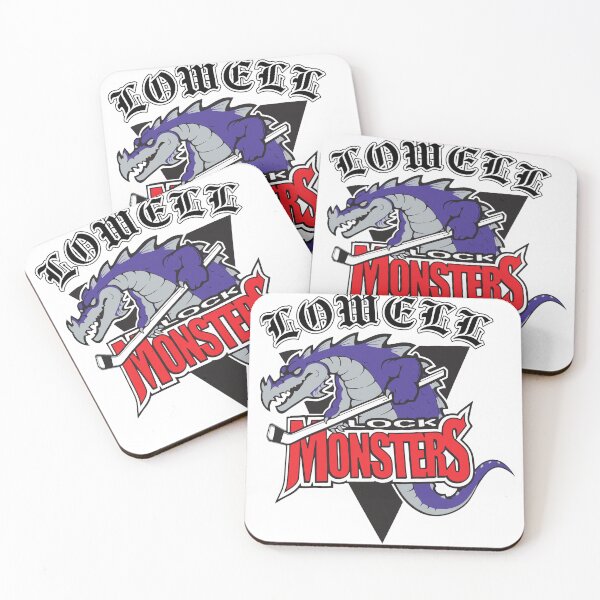 Item preview, Retro Lowell Lock Monsters Hockey Mascot designed and sold by NICHONING12.