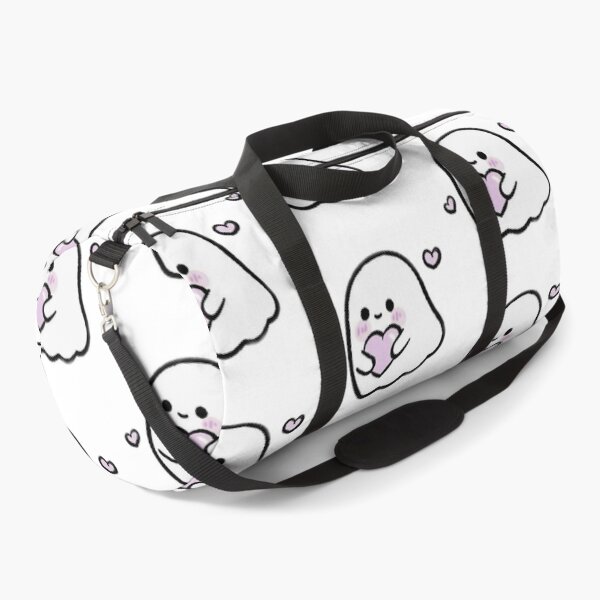 Item preview, Cute Kawaii Ghost Holding Heart designed and sold by ArtByPrachii.