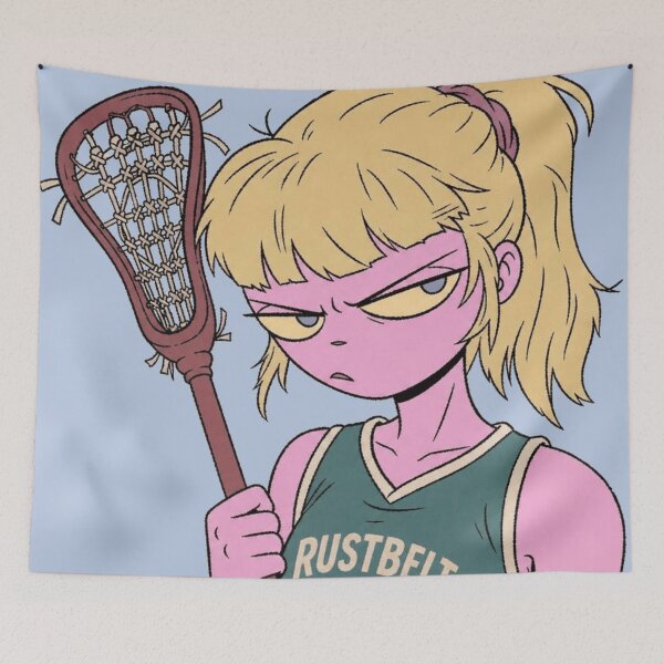 Item preview, Lacrosse woman designed and sold by The King's general goods.