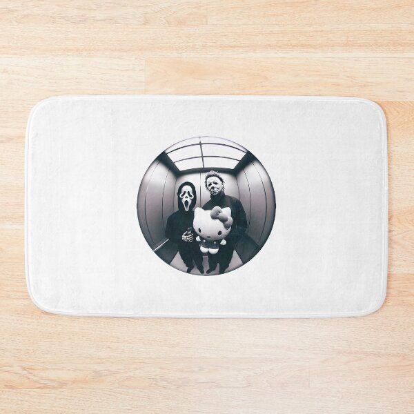 Item preview, Michael Ghostface with Adorable Cat Illustration Design designed and sold by tlcgiftcenter.