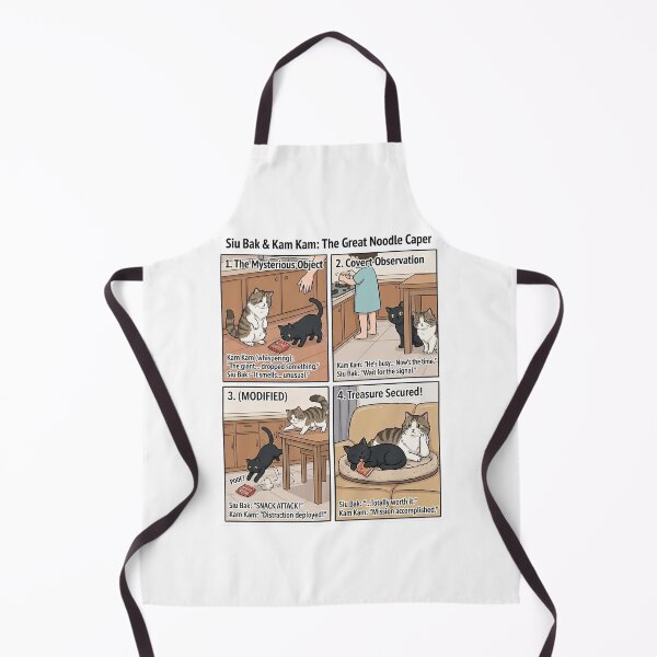 Item preview, Siu Bak & Kam Kam: The Great Noodle Caper Cat Comic designed and sold by PetalsPaws.