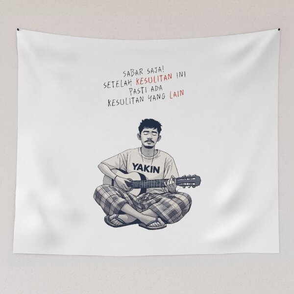 Item preview, YAKIN Guitarist Patience Motivational Quote  designed and sold by Aceton85.