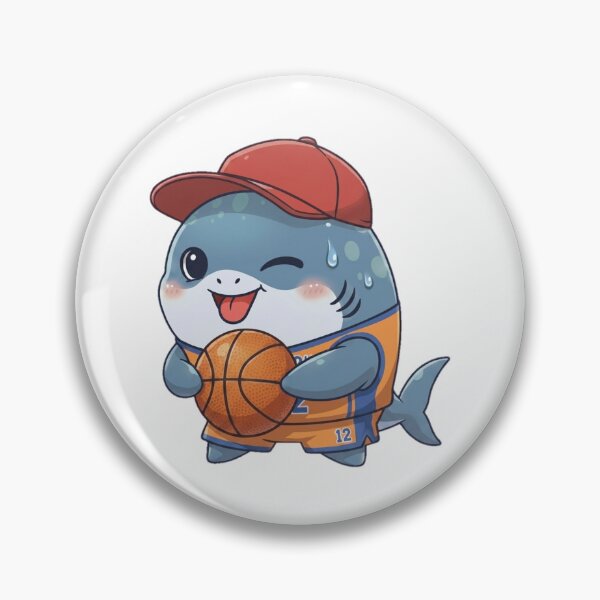 Item preview, Cute Basketball Shark designed and sold by Nature's Chibis.