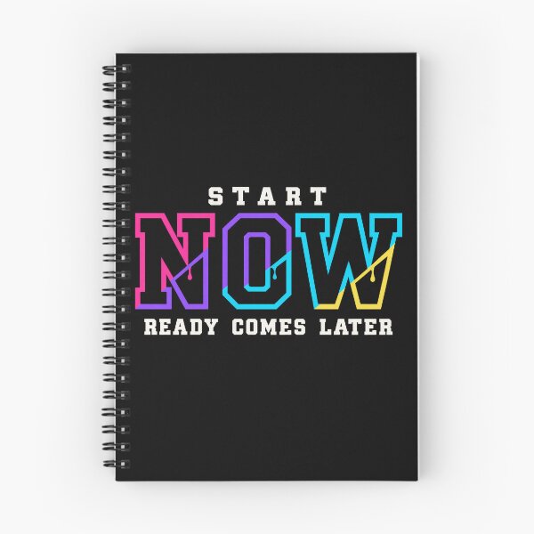 Item preview, Start Now Ready Comes Later Motivational Quote designed and sold by the-dovlat.