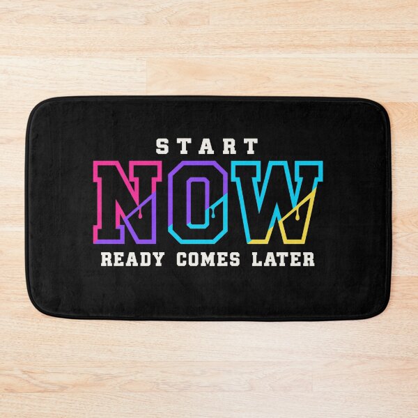 Item preview, Start Now Ready Comes Later Motivational Quote designed and sold by the-dovlat.