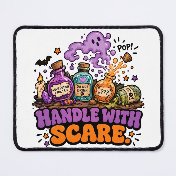 Item preview, Groovy Retro Handle With Scare - Funny Halloween Witch Potion designed and sold by ianm1028.