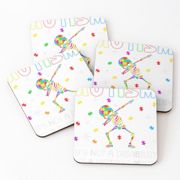 Item preview, Autism It's Not A Disability Funny Skeleton Autism Awareness designed and sold by Strayplaym.