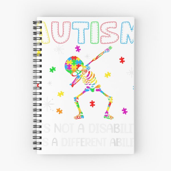 Item preview, Autism It's Not A Disability Funny Skeleton Autism Awareness designed and sold by Strayplaym.