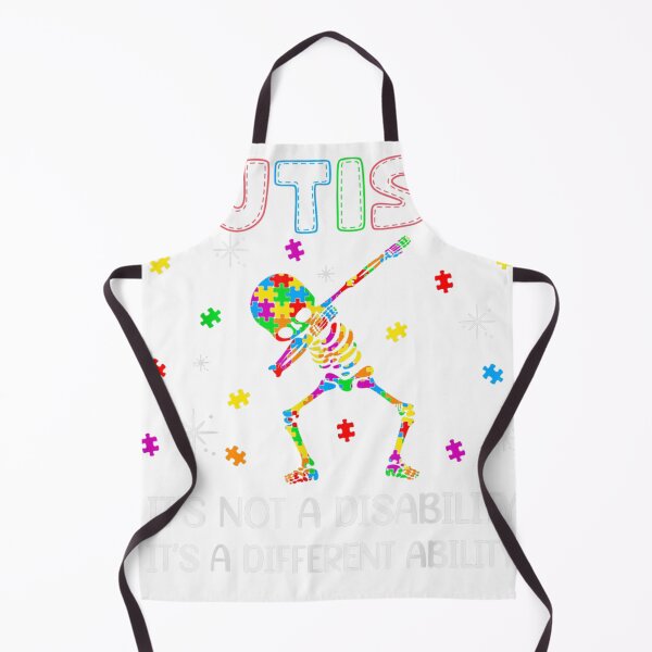 Item preview, Autism It's Not A Disability Funny Skeleton Autism Awareness  designed and sold by Strayplaym.