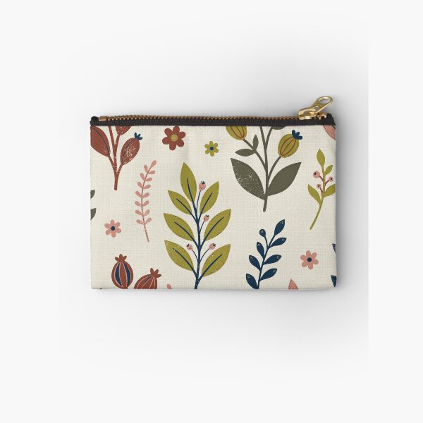 Item preview, Retro Botanical Bouquets in Cream and Terracotta designed and sold by Pattique.