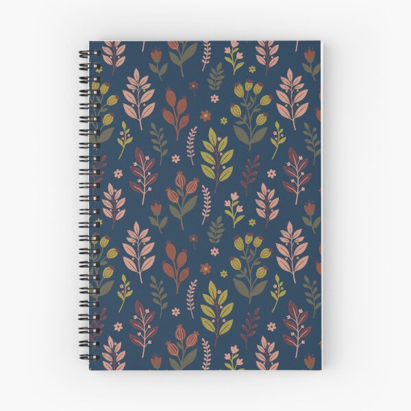 Item preview, Mystical Botanical Elements in Cosmic Blue and Terracotta designed and sold by Pattique.