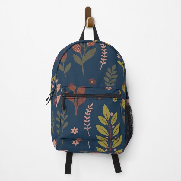 Item preview, Mystical Botanical Elements in Cosmic Blue and Terracotta designed and sold by Pattique.