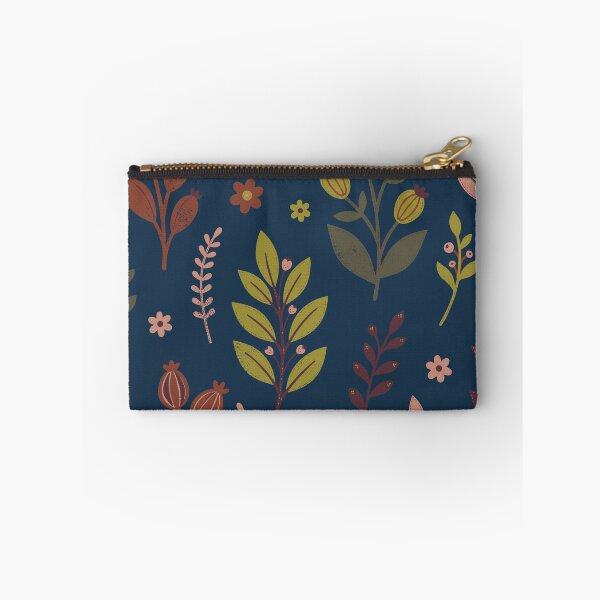 Item preview, Mystical Botanical Elements in Cosmic Blue and Terracotta designed and sold by Pattique.