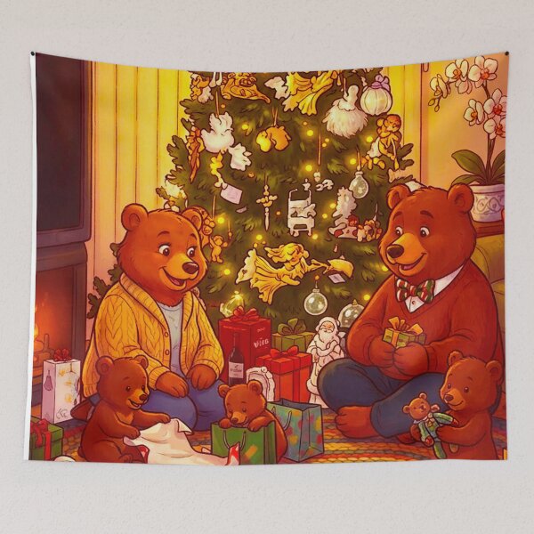 Item preview, XMAS Morning at the Bears House designed and sold by Harold122Jade.