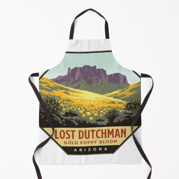 Item preview, Gold Poppy Bloom Lost Dutchman State Park Arizona Sticker designed and sold by DetourDgn.