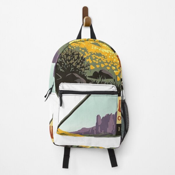 Item preview, Gold Poppy Bloom Lost Dutchman State Park Arizona Sticker designed and sold by DetourDgn.