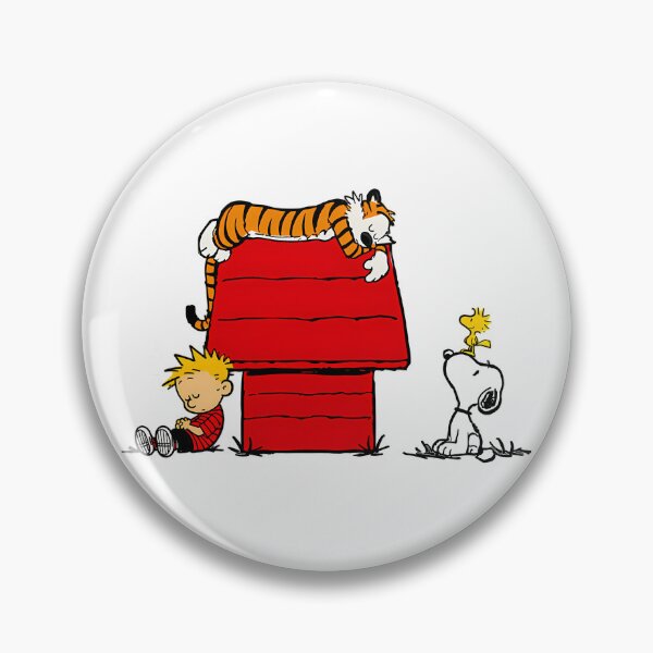 Item preview, Snoopy And Woodstock Vs Calvin V Hobbes Doghouse designed and sold by Spark-Budz.