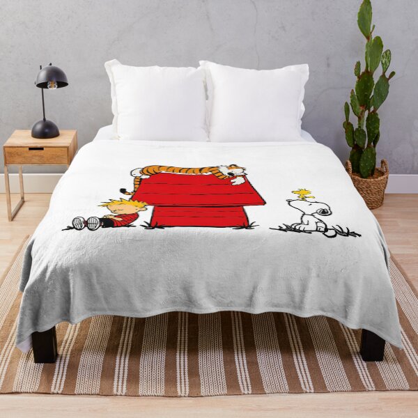 Item preview, Snoopy And Woodstock Vs Calvin V Hobbes Doghouse designed and sold by Spark-Budz.