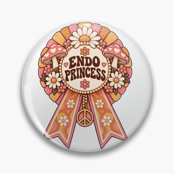 Item preview, Endo Princess Hippie designed and sold by BattleBadges.