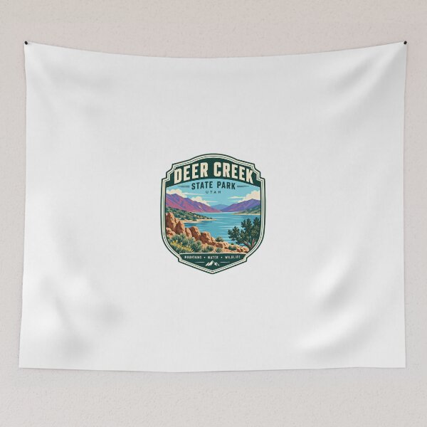 Item preview, Deer Creek State Park Utah Mountains Water Wildlife Outdoor Travel Adventure designed and sold by Simsimah26Parks.