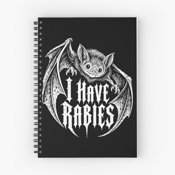 Item preview, I Have Rabies Funny Gothic Bat designed and sold by VioletNance.