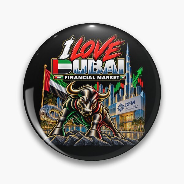 Item preview, I Love Dubai Financial Market Bull designed and sold by NOVYXEL.