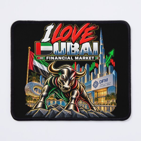Item preview, I Love Dubai Financial Market Bull designed and sold by NOVYXEL.
