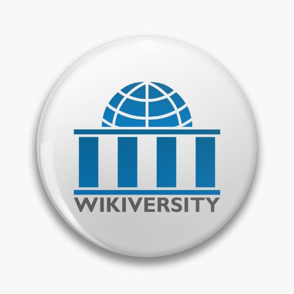 Item preview, Wikiversity Logo on Dark Background designed and sold by modghtr.