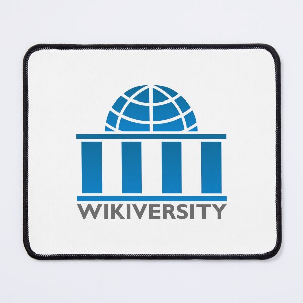 Item preview, Wikiversity Logo on Dark Background designed and sold by modghtr.