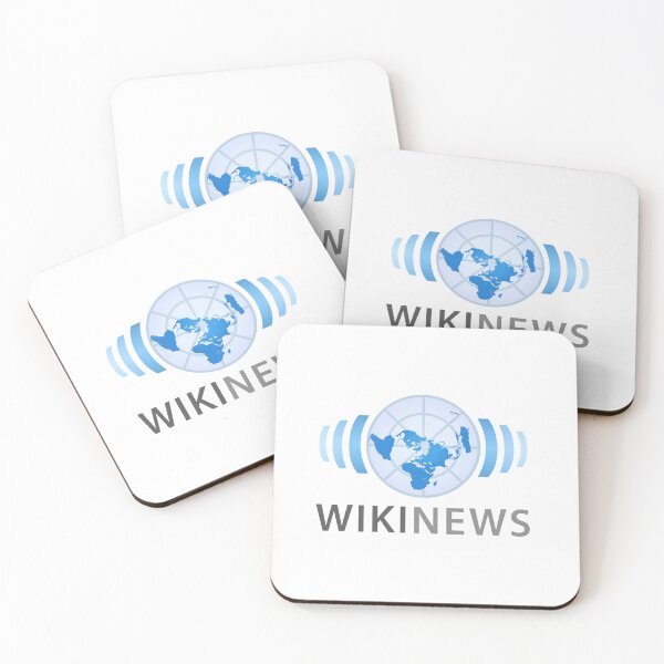 Item preview, Wikinews Logo with Globe and Sound Waves designed and sold by modghtr.