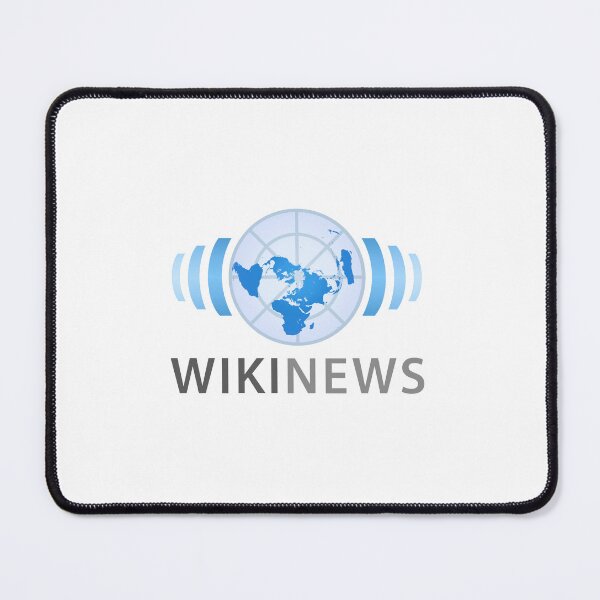 Item preview, Wikinews Logo with Globe and Sound Waves designed and sold by modghtr.