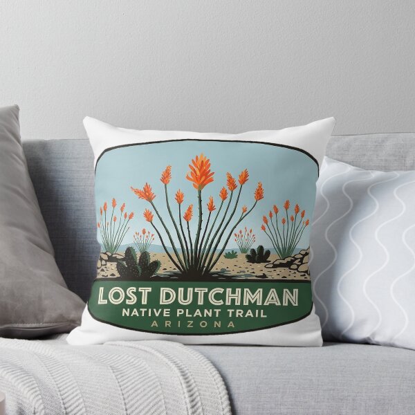 Item preview, Native Plant Trail Ocotillo Bloom Lost Dutchman Sticker designed and sold by DetourDgn.