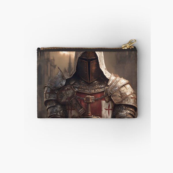 Item preview, Knight of God Templar Crusader Knight Medieval Warrior Glowing Sword Art designed and sold by GrinGalore.
