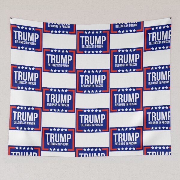 Item preview, Trump Belongs In Prison designed and sold by ZahiraFi-reston.